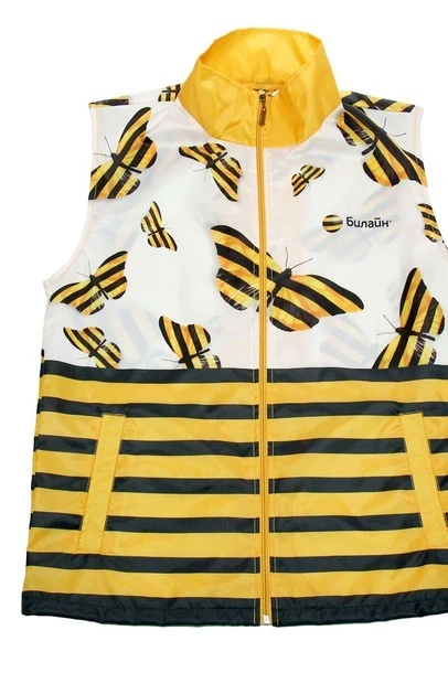 Жилет Брендон без капюшона унисекс, с полной запечаткой "Bilain"#2