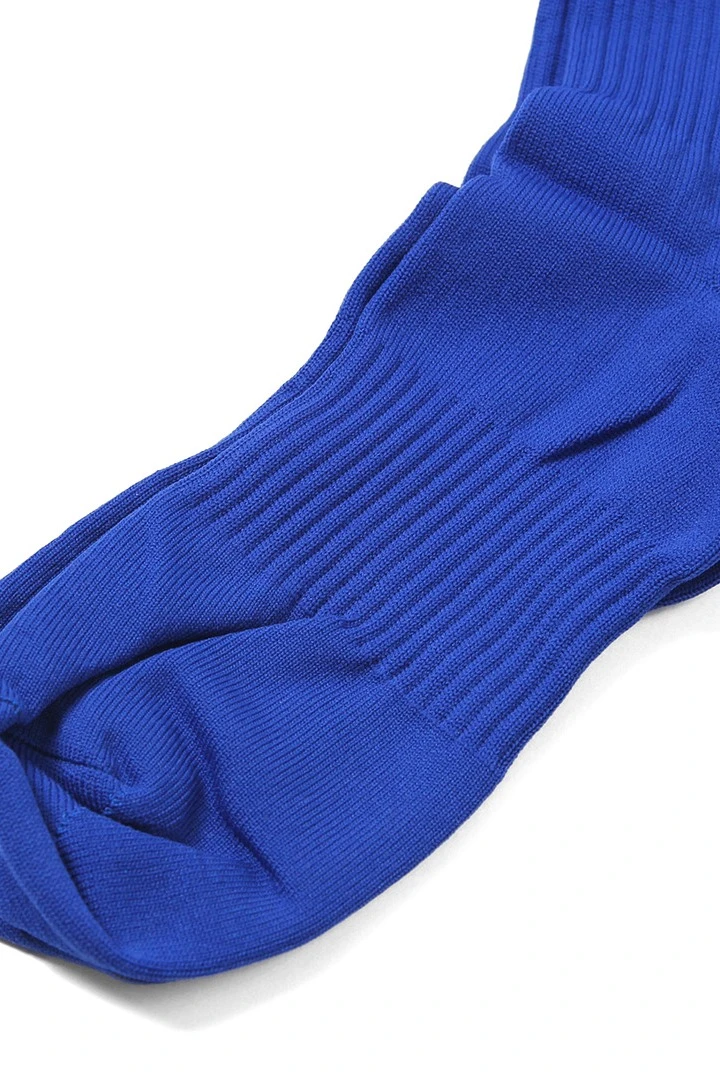 Гетры футбольные взрослые, однотонные синие#16