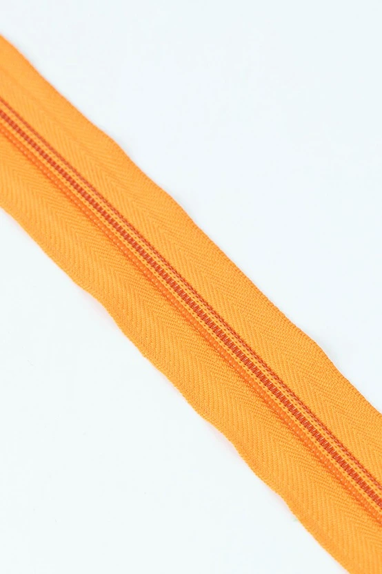 Молния спиральная реверсивная в рулоне 18 300 см, тип 5, оранжевая#2