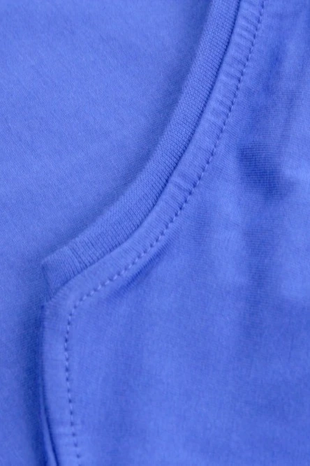 Футболка Премиум женская (Modern) однотонная синяя (хлопок)#5