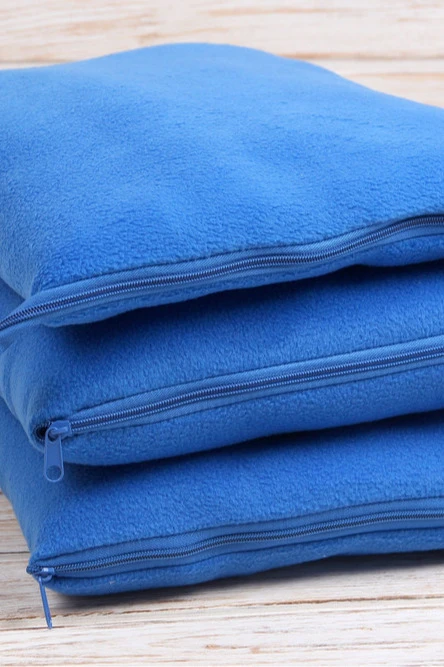 Плед Трансформер (плед-подушка) флисовый 155х170 см, однотонный#1