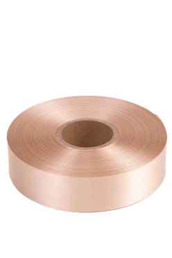 Купить ленту сaтин шириной 30 мм, однотонную бежевую