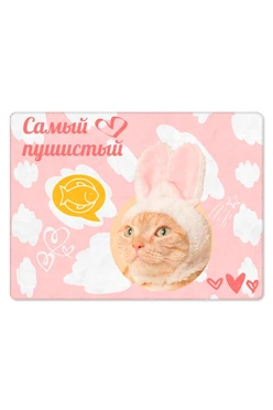 Купить плед Палитра флисовый 150х200 см, с принтом "Fluffiest"