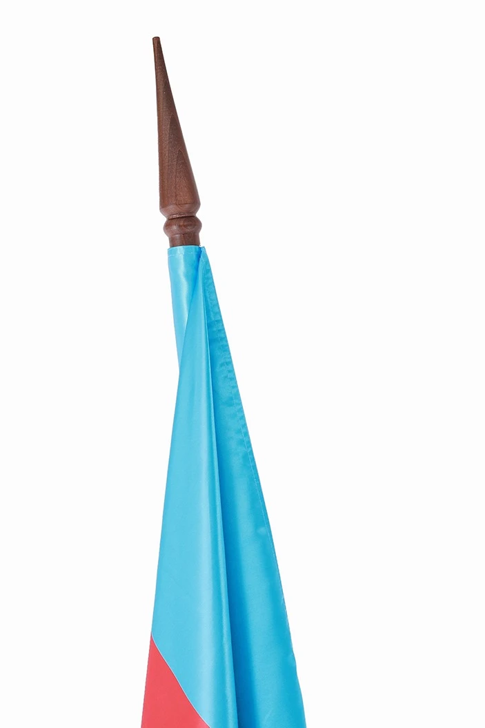 Подставка деревянная с основанием Шашка (бук) 2 штока 2,2 м#2 Подставка деревянная с основанием Шашка (бук) 2 штока 2,2 м#2