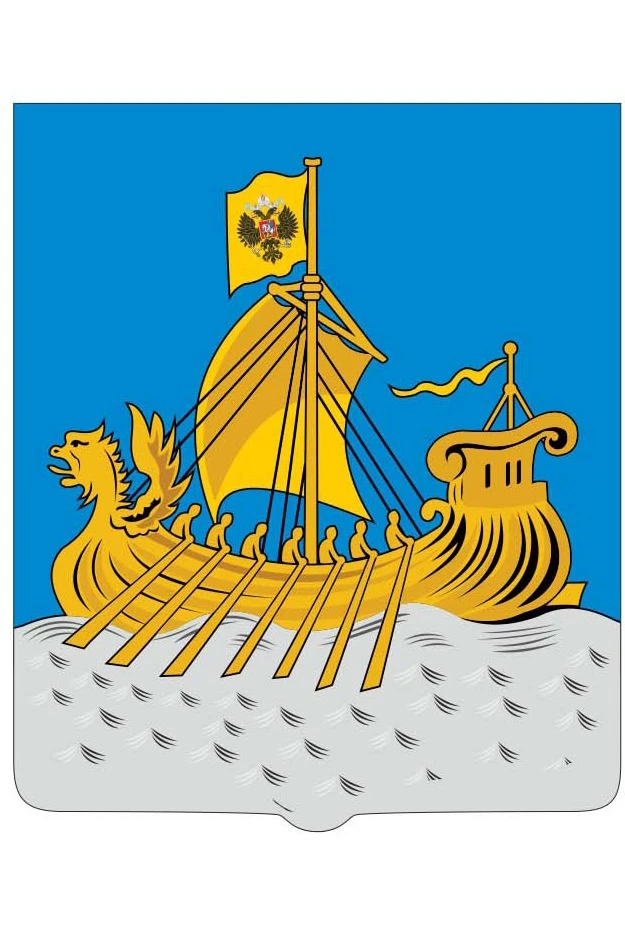 Герб Костромской области 42х50 см, барельеф, краска (малая форма)#1