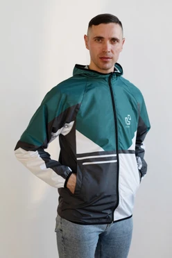 Ветровка Ройс с капюшоном унисекс, с полной запечаткой "Royce"