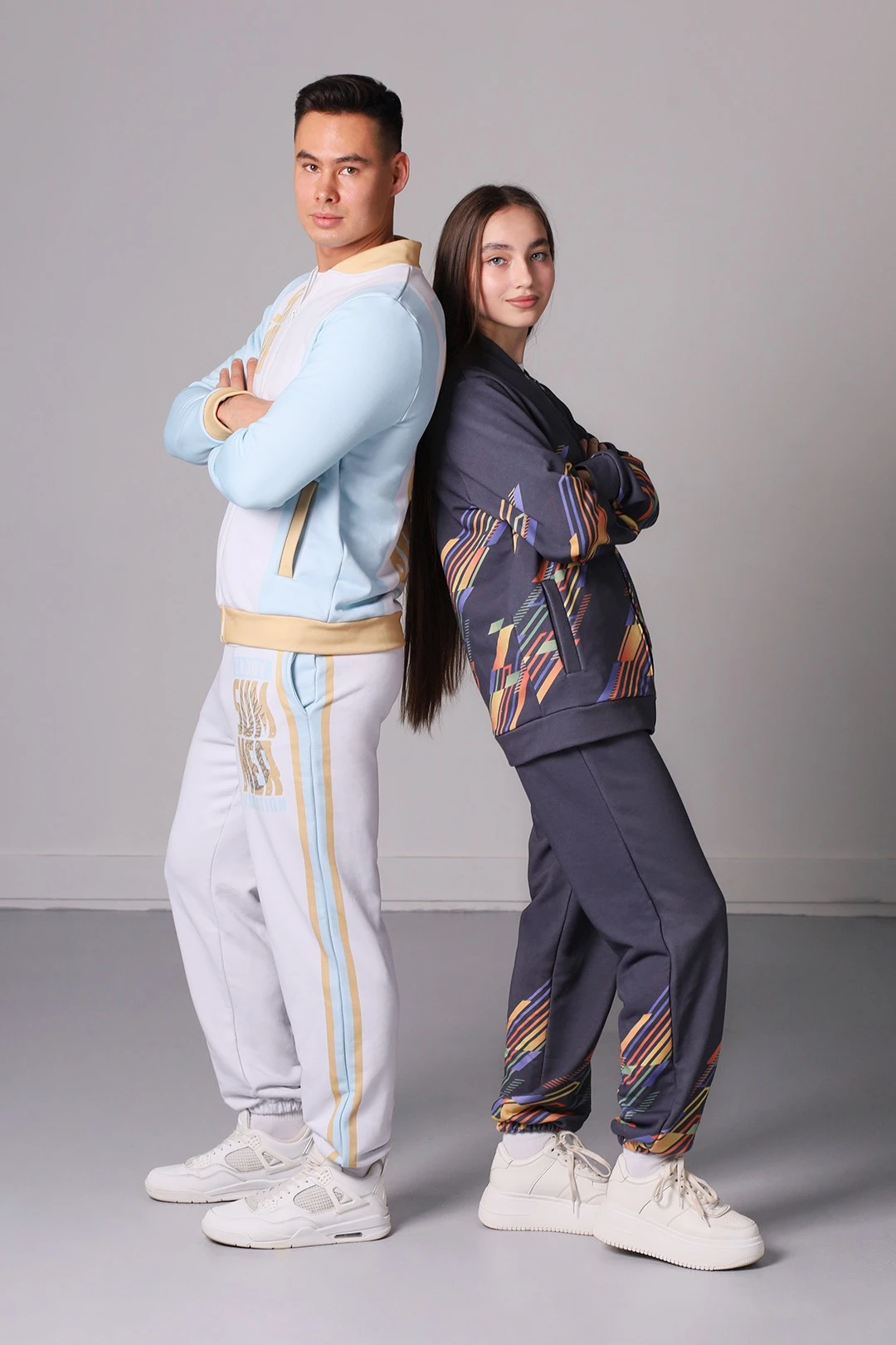 Спортивный костюм Кэндис унисекс из футера хб с полной запечаткой#2