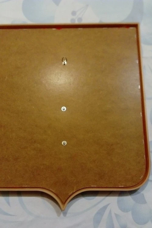 Герб Санкт-Петербурга 42х50 см, барельеф, щит МДФ, металлонапыление#3