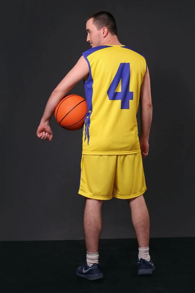 Баскетбольная форма Рассел мужская с полной запечаткой "Zyulzya"#4