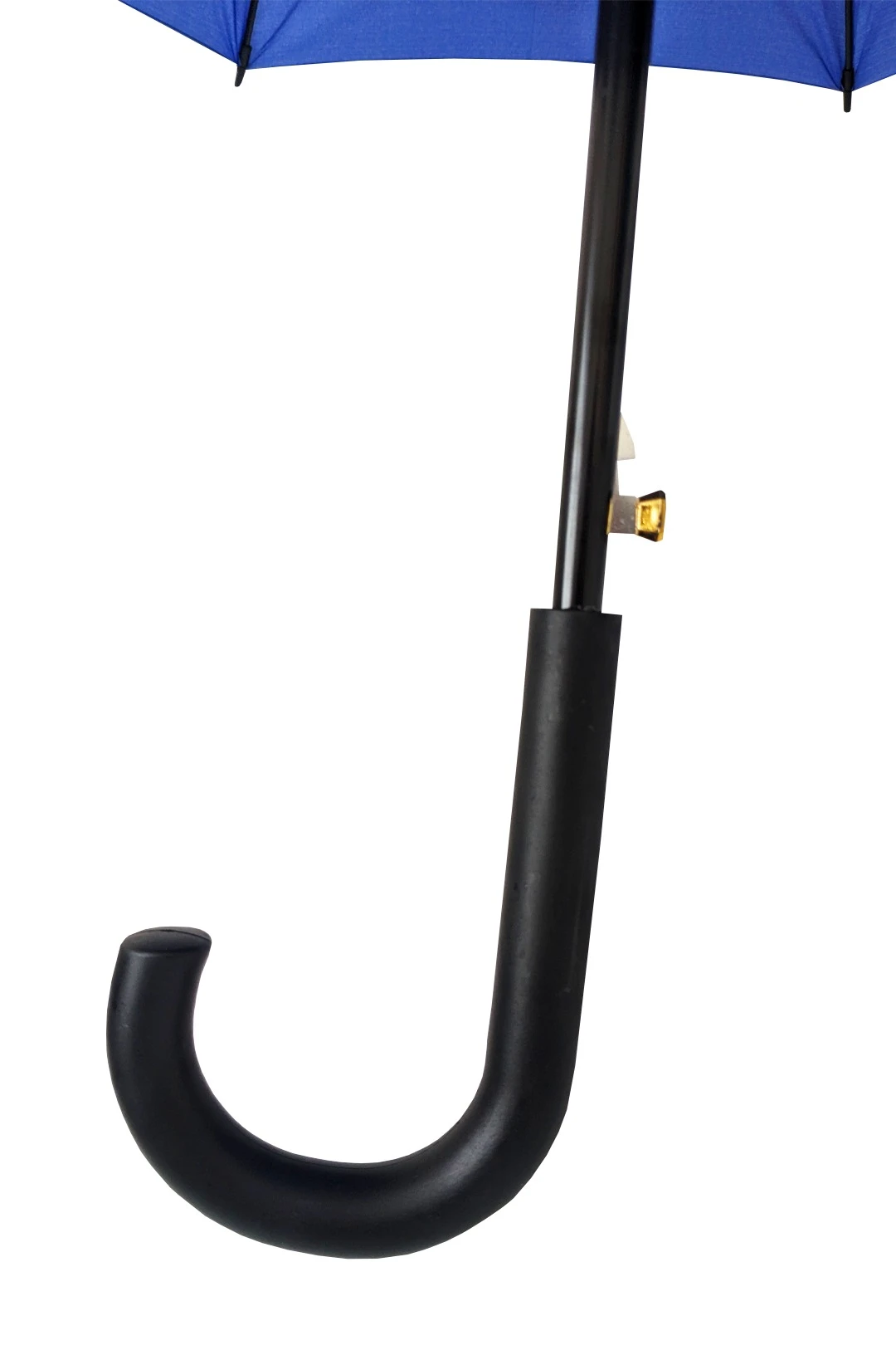 Зонт-трость Марк с пластиковой ручкой однослойный, однотонный синий#1