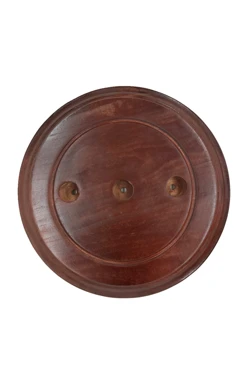 Купить основание деревянное "Тарелка" 3 штока Каштан