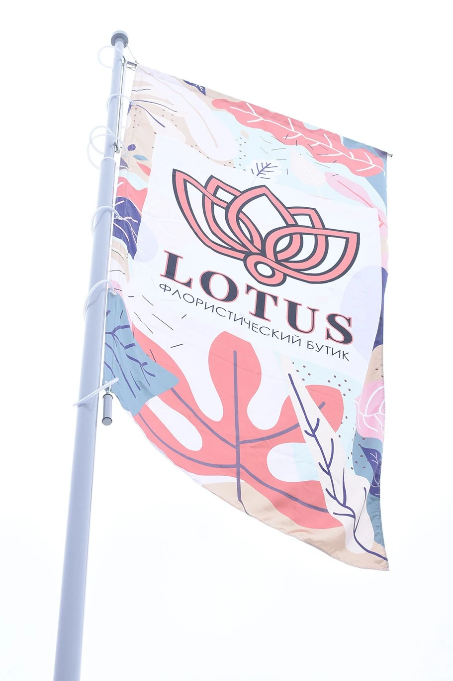 Аренда флагштока из алюминия с закрытым механизмом 11 м (покраска)#1