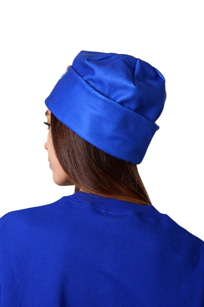 Шапка Лофт флисовая двухслойная взрослая, с полной запечаткой "Dogfight"#4