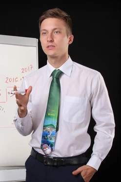 Купить галстук Классика мужской "Дед Мороз"