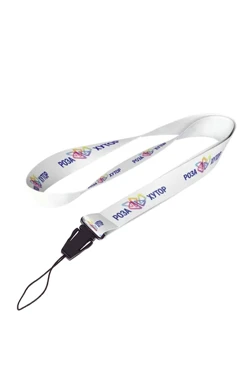 Лента для бейджа блекаут ширина 2 см, с фастексом, с печатью#1 Лента для бейджа блекаут ширина 2 см, с фастексом, с печатью#1