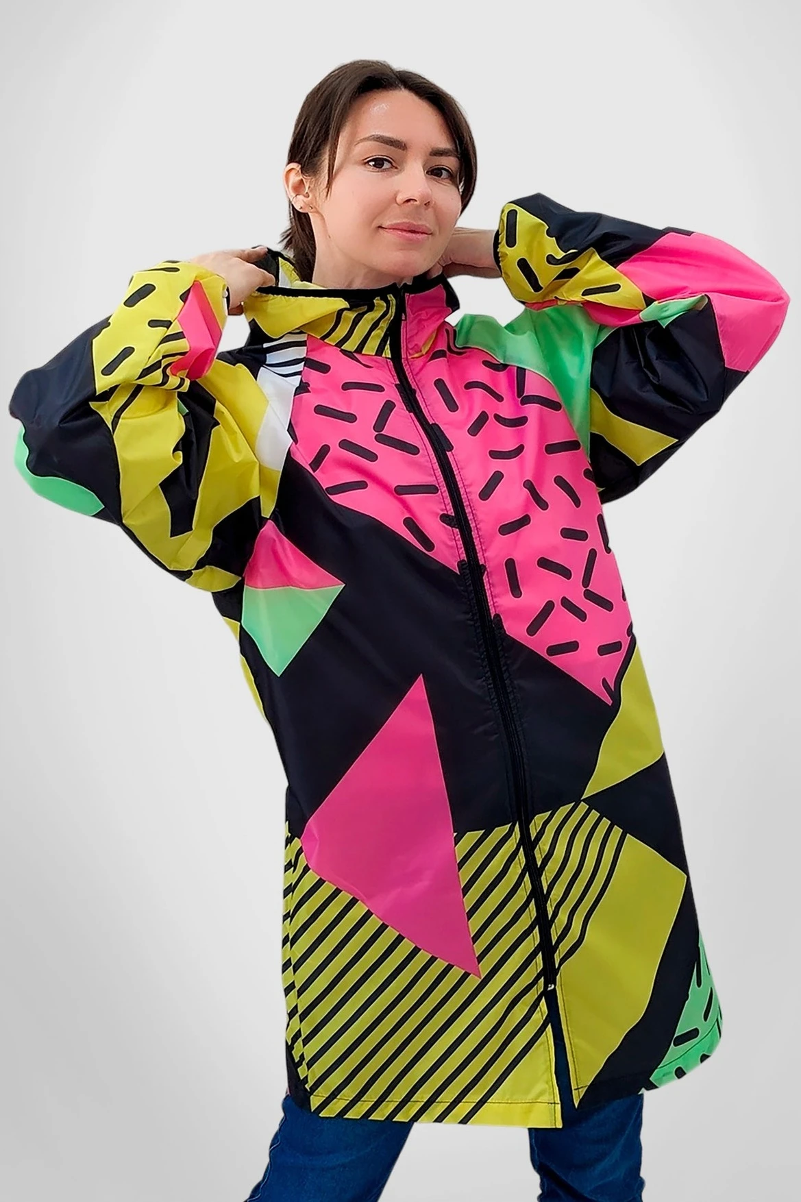 Дождевик Ривер унисекс с полной запечаткой#4 Дождевик Ривер унисекс с полной запечаткой#4