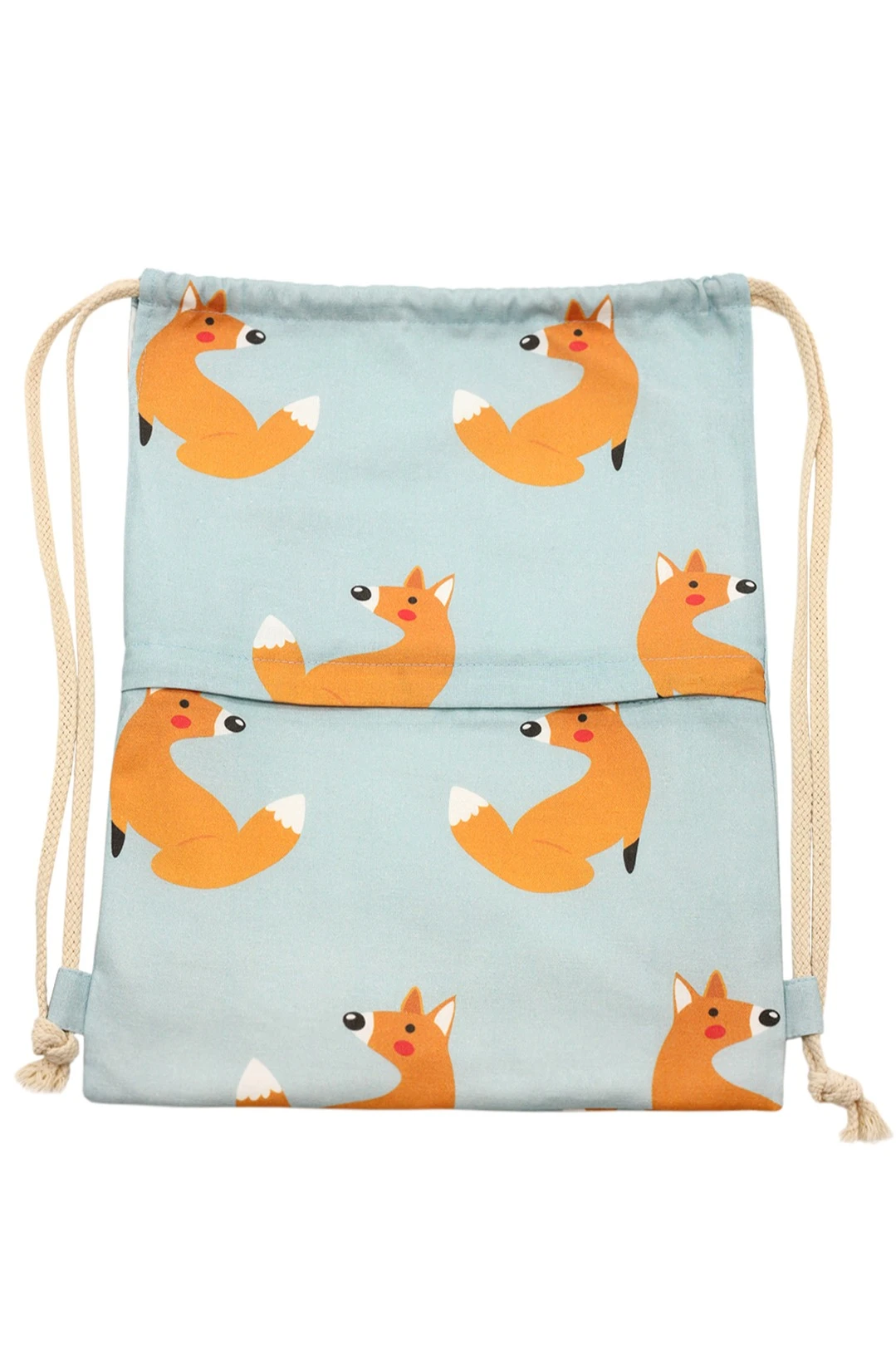 Рюкзак Стелс 30х40 см с полной запечаткой "Fox"#2