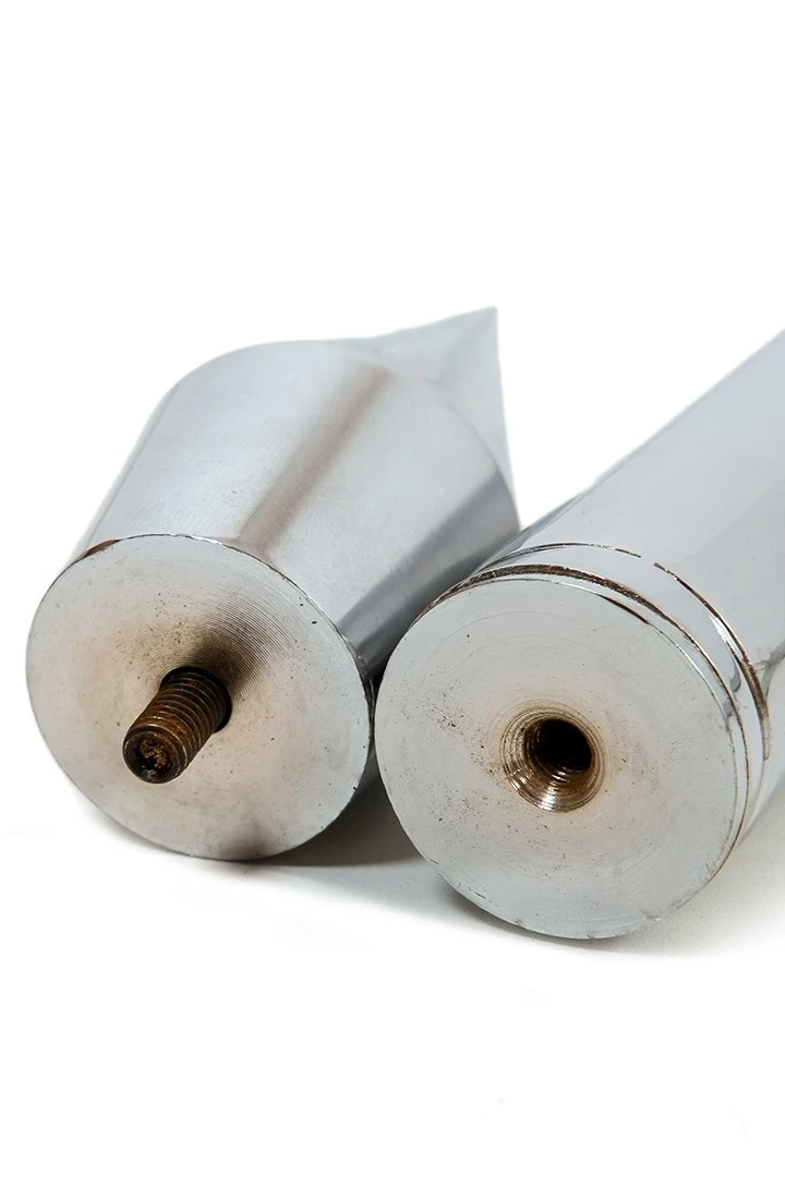 Подставка напольная с основанием Круг под серебро 2 штока 2,1 метра#5 Подставка напольная с основанием Круг под серебро 2 штока 2,1 метра#5