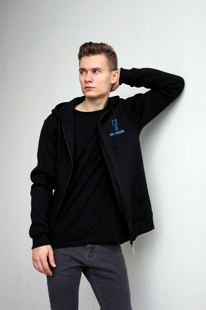 Балахон Рик из футера унисекс, однотонная "Electrobook"#1