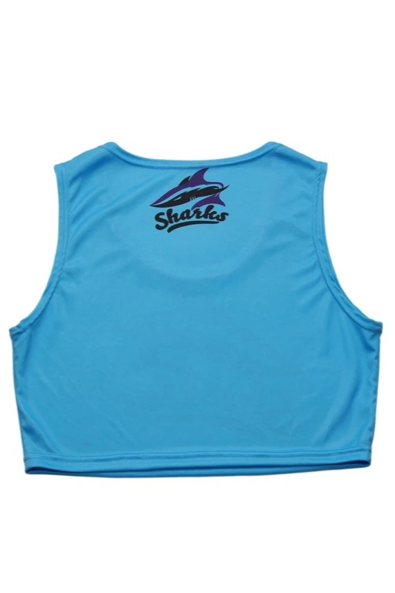 Форма Ника с шортами женская, с полной запечаткой "Sharks"#2