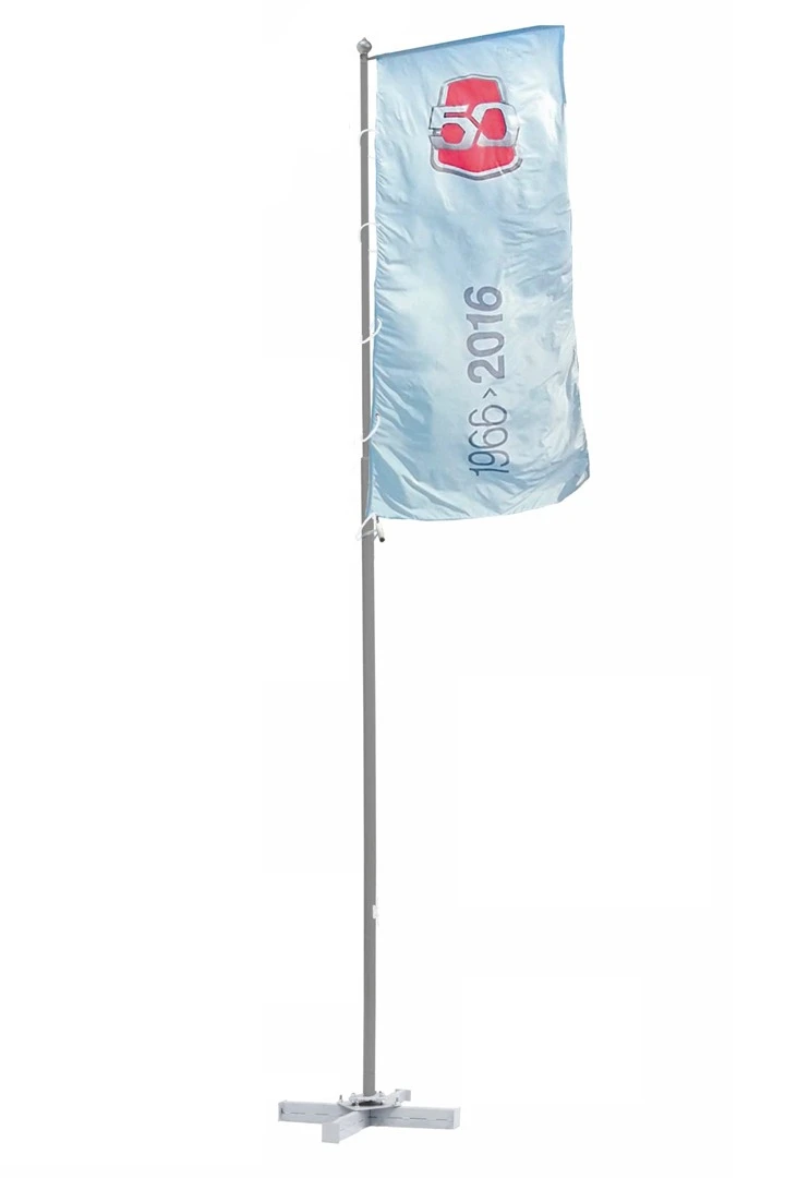 Арендовать флагшток из алюминия с открытым механизмом 5 м (анодирование)