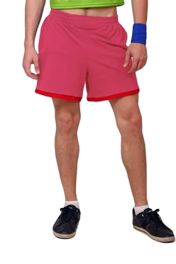 Купить шорты унисекс из кулирной глади розовые