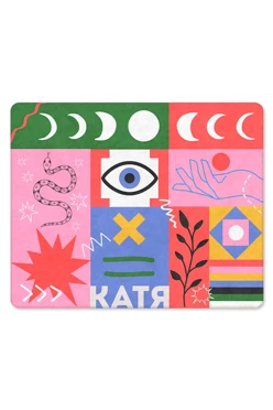 Купить плед Палитра флисовый 120х150 см (двухсторонний), с принтом "Kate"