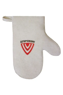 Рукавица банная однотонная#1