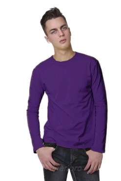 Купить фиолетовый лонгслив Атлетик Плюс унисекс
