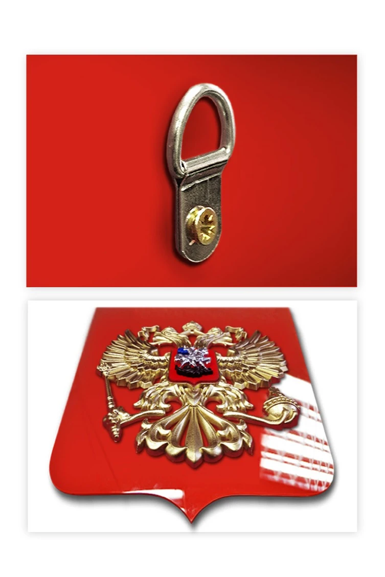 Купить Герб РФ барельеф 40х48 см щит пластик краска