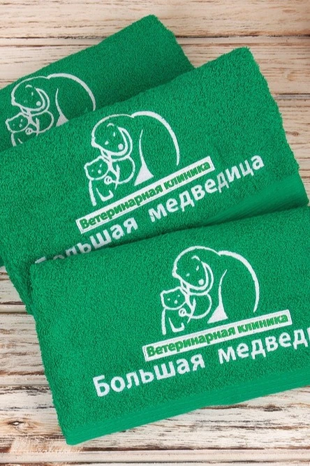 Полотенце махровое 70х140 см (Ituma), однотонное "She-bear"#2