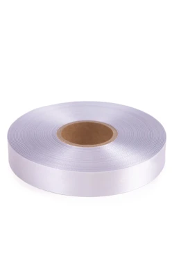 Купить ленту сaтин шириной 20 мм, однотонную серую