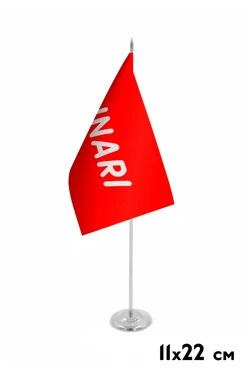 Купить флажок фирменный 11х22 см
