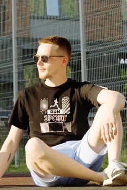 Футболка Степ унисекс однотонная "Scarlett" _COPY_1