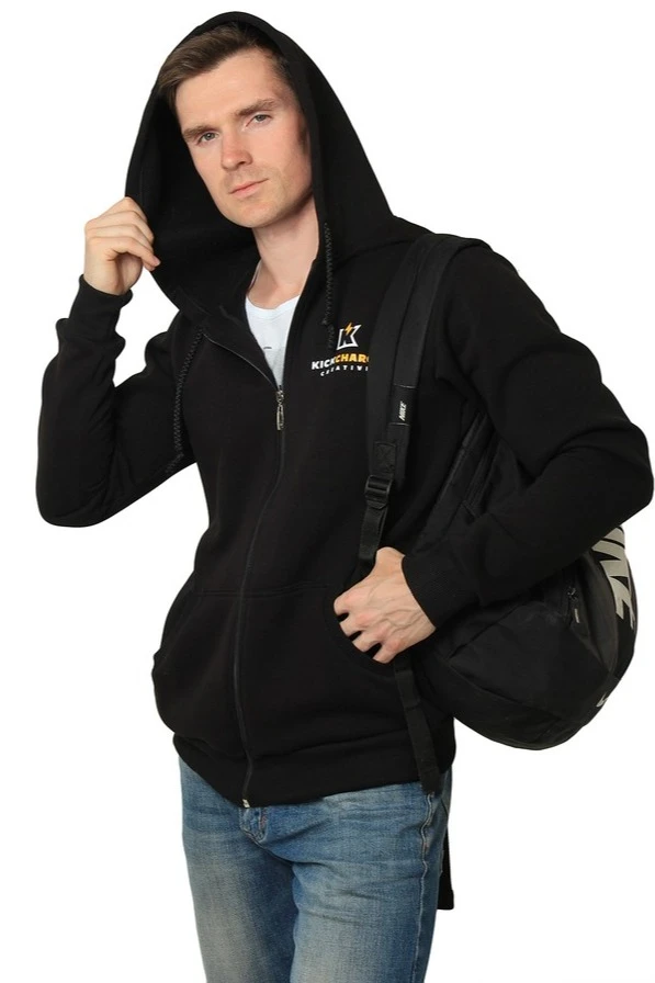 Балахон Рик из футера унисекс, однотонная "Kickcharge"#3