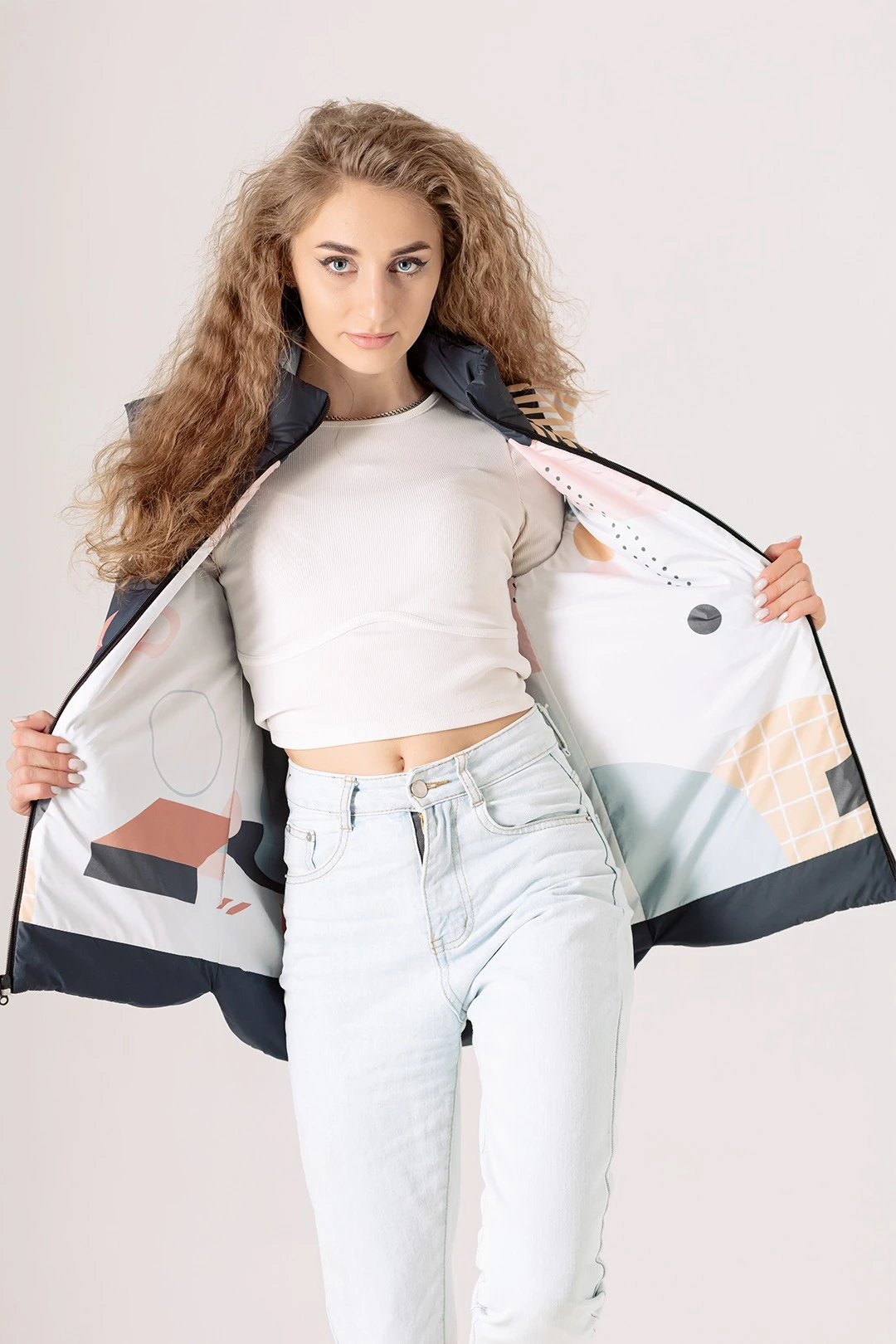 Жилет Бостон на синтепоне со стежкой унисекс, с полной запечаткой "Counselor"#4