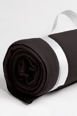 Купить черный плед Классик флисовый 120х155 см, однотонный