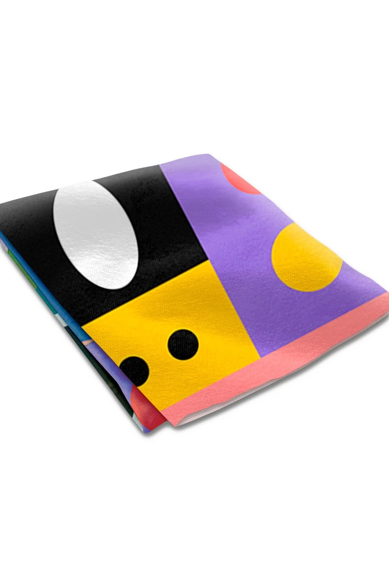 Купить плед Молли из футера 145х200 см, с принтом "Abstraction"