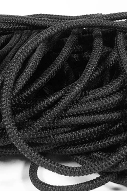 Купить резинку круглую 100% пэ, 3 мм, черную