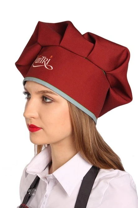 Колпак Ваниль поварской взрослый, с полной запечаткой "Vetri"#2