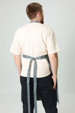 Фартук Эспрессо 60х85 см, с шейной лямкой, однотонный#2