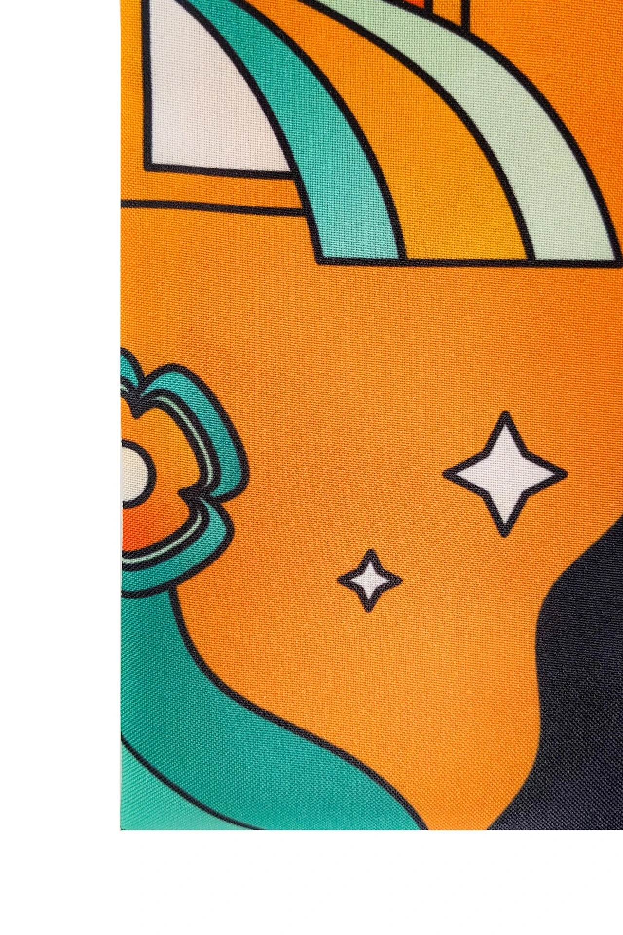 Сумка Универсал из габардина горизонтальная, с печатью#1