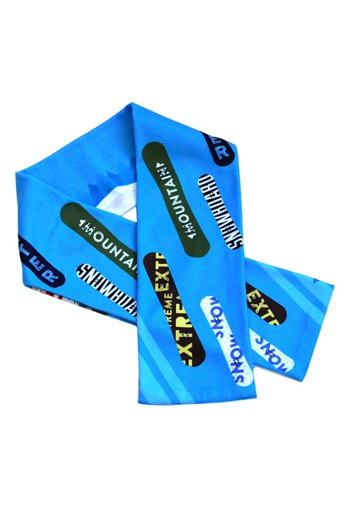 Шарф двухслойный 15х120 см, с полной запечаткой "Extreme"#4