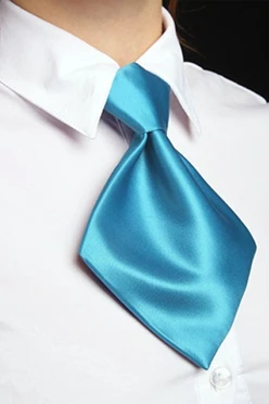 Купить галстук Аура женский голубой