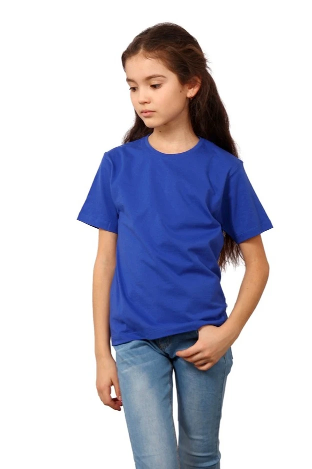 Купить футболку Премиум детскую синюю