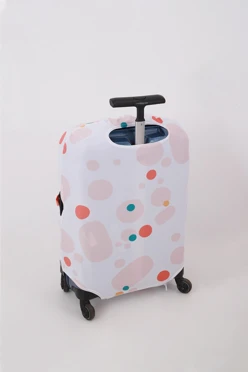 Купить чехол для чемодана размер S "Molecules"