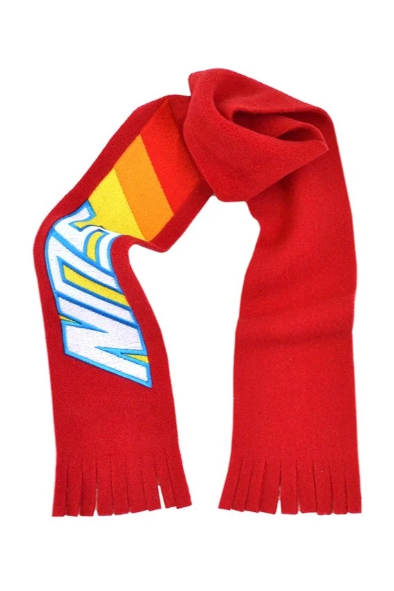 Шарф флисовый однослойный 15х130 см, однотонный "Sun"#4