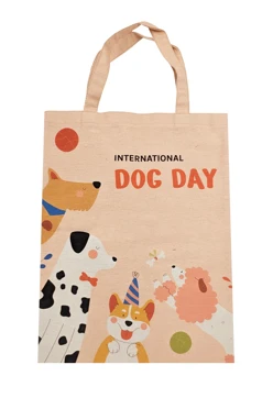 Сумка Эко Колор из двунитки 35х45 см, с печатью#1