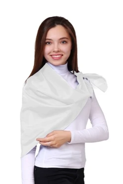 Купить платок Фантазия 90х90 см белый