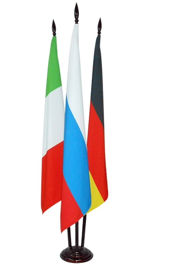 Подставка деревянная с основанием Блин (сосна) 3 штока 2,2 м#3